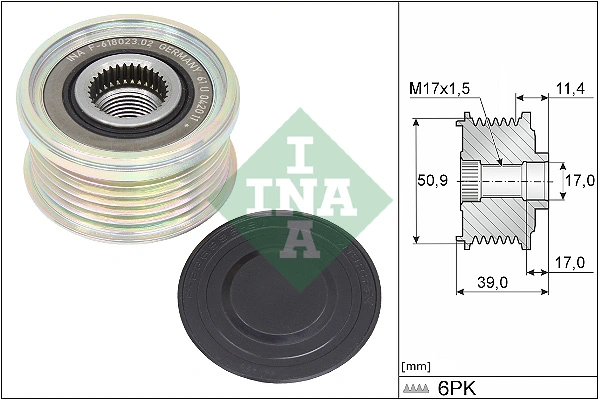 Alternator Freewheel Clutch
